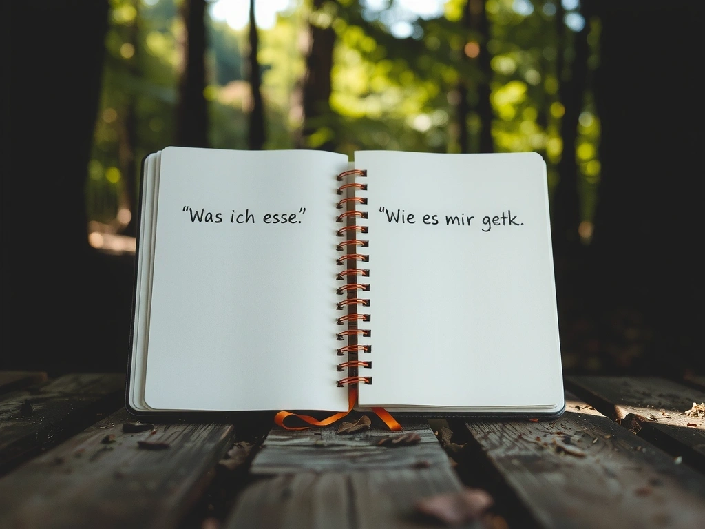 Verbindung von Ernährung und Befinden